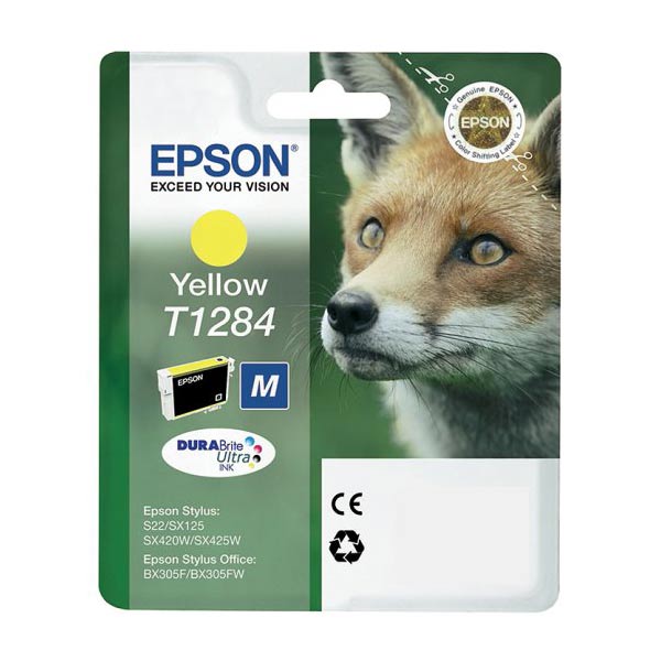 INK JET TINTA EPSON T1282/1283/1284 ORIGINAL - Yellow