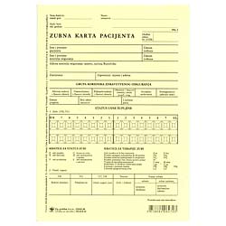 ZUBNA KARTA MN-116 BEZ DŽEPIĆA