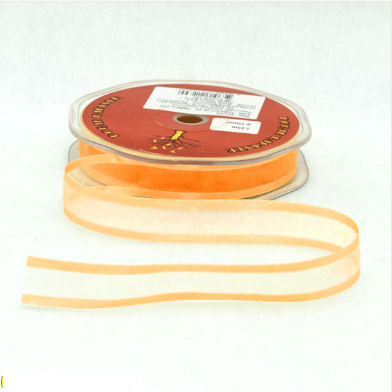 UKRASNA TRAKA 15 mm x 25 met. NG-16 ORGANZA - Narančasta