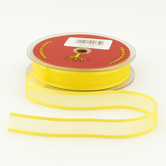 UKRASNA TRAKA 15 mm x 25 met. NG-16 ORGANZA - Žuta