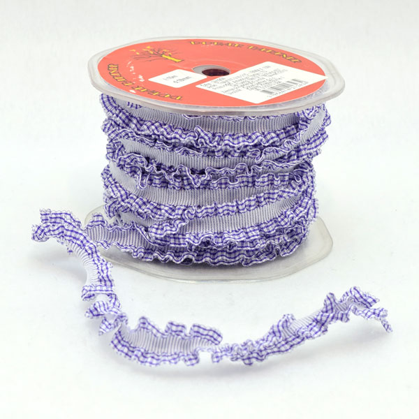 UKRASNA TRAKA 18mm x 10met. NA GUMICI NT-316 - Ukrasna traka-ljubičasta