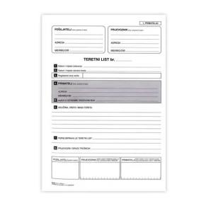 Teretni list A-4 / NCR