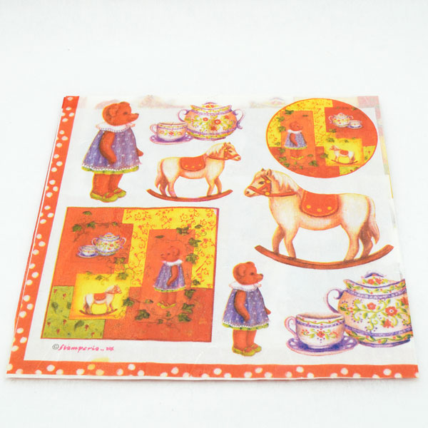 RIŽIN PAPIR 50x50 cm DECOUPAGE - Igračke