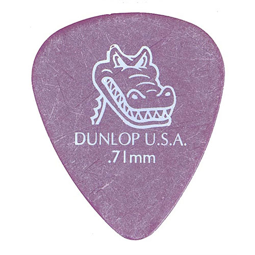 TRZALICA ZA GITARU JIM DUNLOP 1/1 (mix vrste) - Trzalica Dunlop Gator Grip 0.71 mm