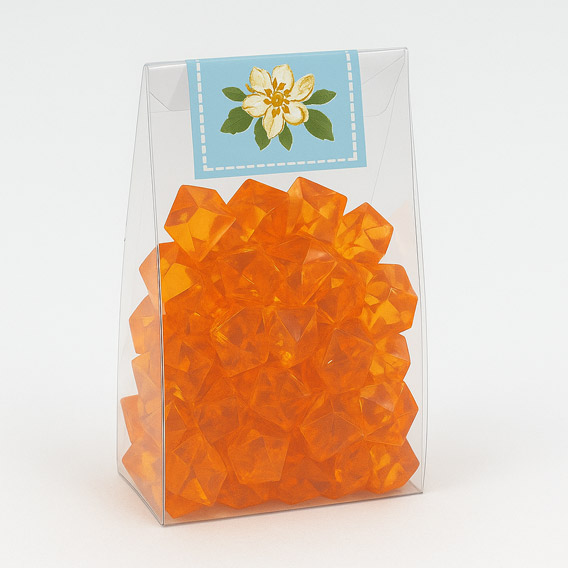 KRISTALI DEKORATIVNI 150 gr. art. 1224 - Narančasta