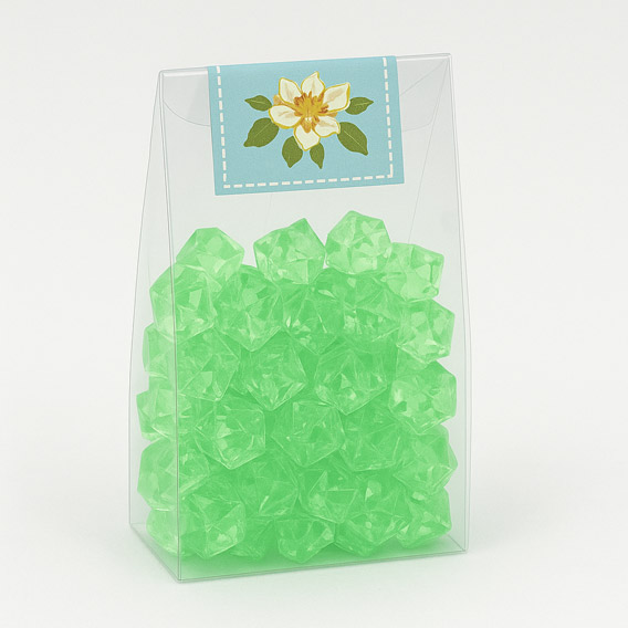 KRISTALI DEKORATIVNI 150 gr. art. 1224 - Svijetlo zelena