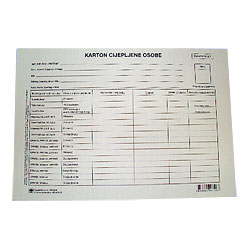KARTON CIJEPLJENE OSOBE III-6-35 (obr. 1)