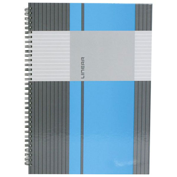 KOLEGIJ BLOK A-4 80 LISTA MAT+LAK 90 gr. LINEAR - Linear-plavi