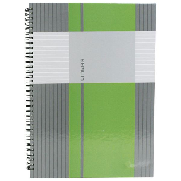 KOLEGIJ BLOK A-4 80 LISTA MAT+LAK 90 gr. LINEAR - Linear-zeleni