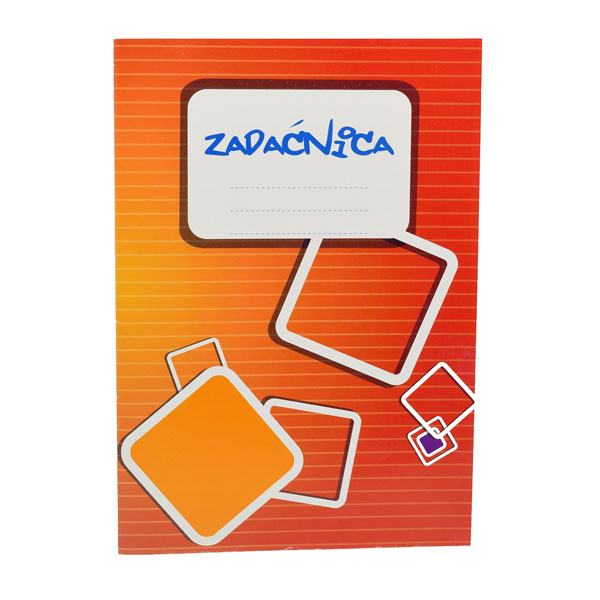 ZADAĆNICA A-4 12 LISTA PISANKA - Zadaćnica A4-narančasta