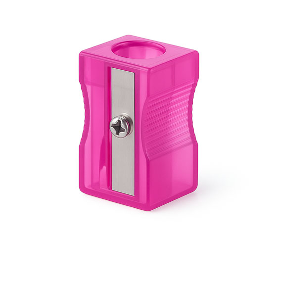 ŠILJILO JEDNOSTRUKO PVC OBIČNO - Prozirno-ciklama