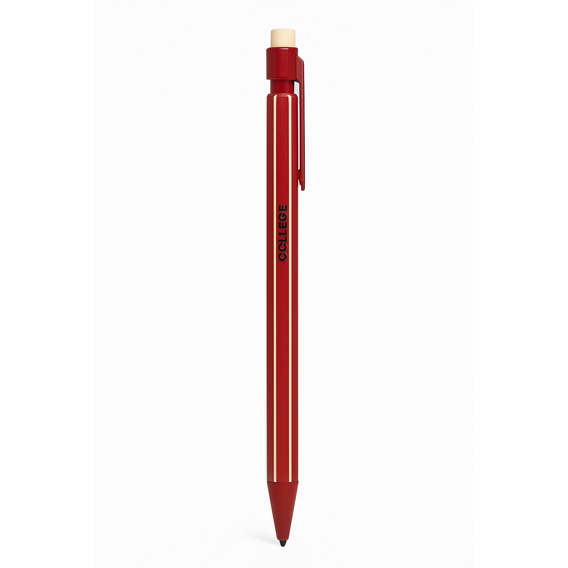 TEHNIČKA OLOVKA 0.5 mm COLLEGE - Crveno-bijela