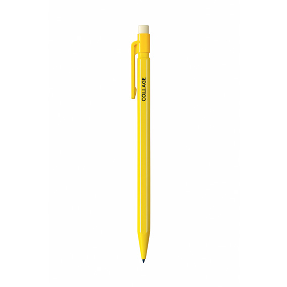 TEHNIČKA OLOVKA 0.5 mm COLLEGE - Žuto-bijela