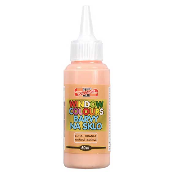 BOJE ZA PROZOR 1/1 60 ml. KOH-I-NOOR / AMOS - Breskva