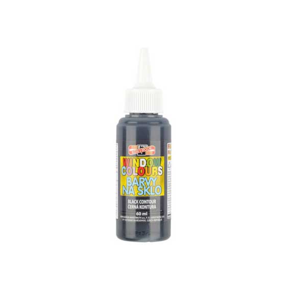 BOJE ZA PROZOR 1/1 60 ml. KOH-I-NOOR / AMOS - Crna