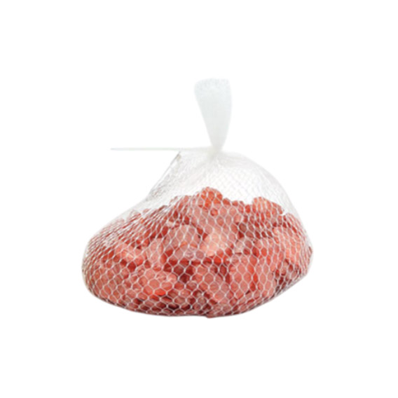 STAKLO DROBLJENO 500 gr. U BOJI d=2 cm - Crvena