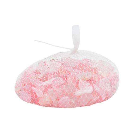 STAKLO DROBLJENO 500 gr. U BOJI d=2 cm - Roza