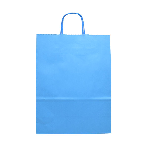 VREĆICA NATRON U BOJI 26x35 cm JEDNOBOJNA - Vrećica ukrasna - svjetlo plava