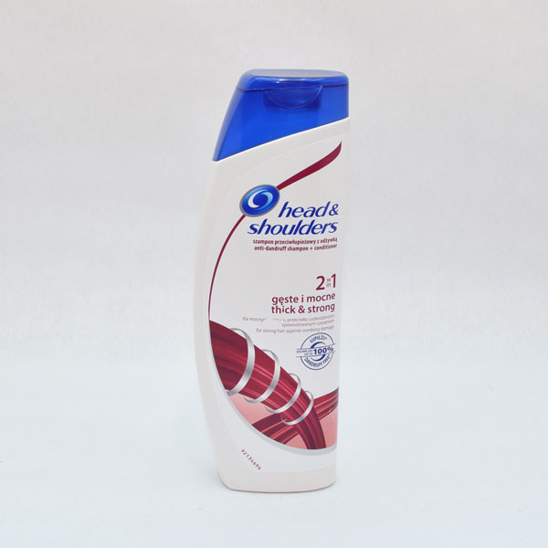 HEAD & SHOULDERS ŠAMPON ZA KOSU 400 ml. - H&S thick and strong