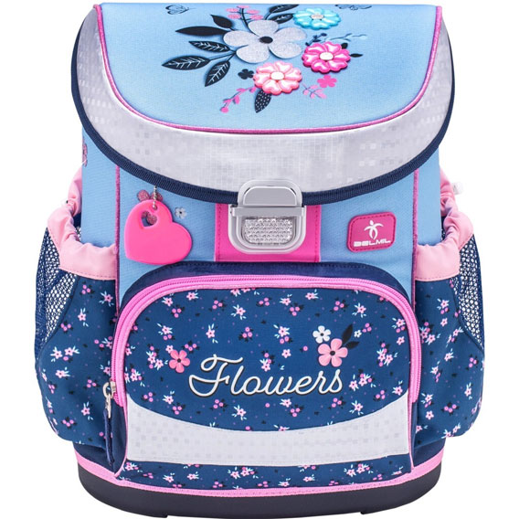 ŠKOLSKA TORBA ANATOMSKA BELMIL "MINI FIT" - Flower patch