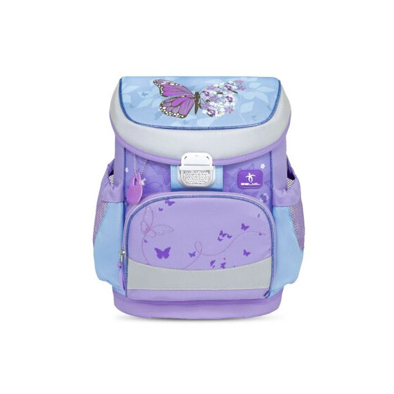 ŠKOLSKA TORBA ANATOMSKA BELMIL "MINI FIT" - Purple blue butterfly