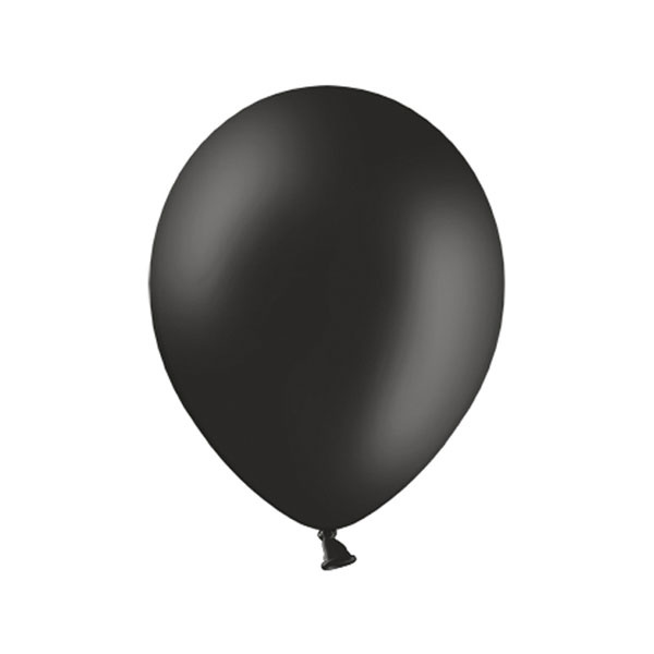 BALONI JEDNOBOJNI fi 30 cm PAST./MET. NEO-LOONS - Baloni fi 30 crni
