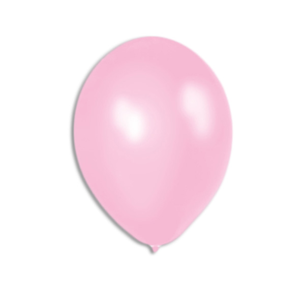 BALONI JEDNOBOJNI fi 30 cm PAST./MET. NEO-LOONS - Baloni fi 30 metalik roza