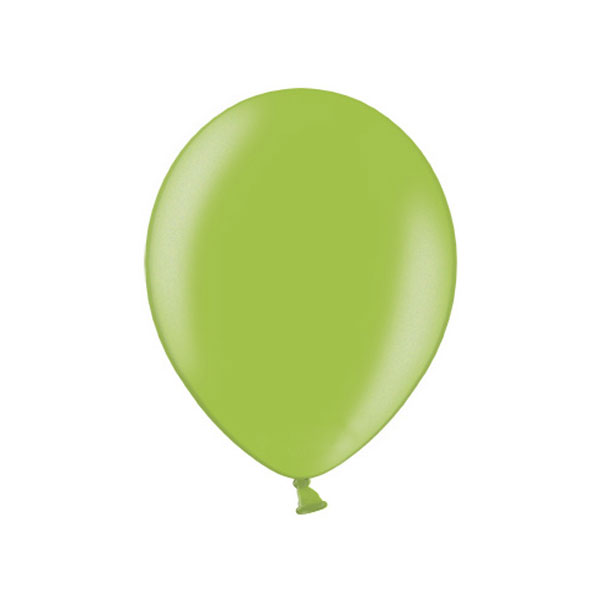 BALONI JEDNOBOJNI fi 30 cm PAST./MET. NEO-LOONS - Baloni fi 30 metalik zeleni