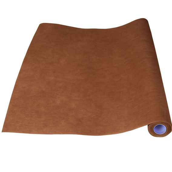 UKRASNA DEKORACIJA 0.6 x 10 met. FLIZELIN - Tamno smeđa