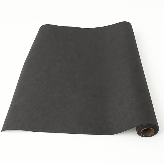 UKRASNA DEKORACIJA 0.6 x 10 met. FLIZELIN - Antracit