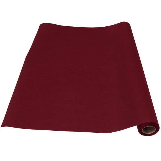 UKRASNA DEKORACIJA 0.6 x 10 met. FLIZELIN - Bordo