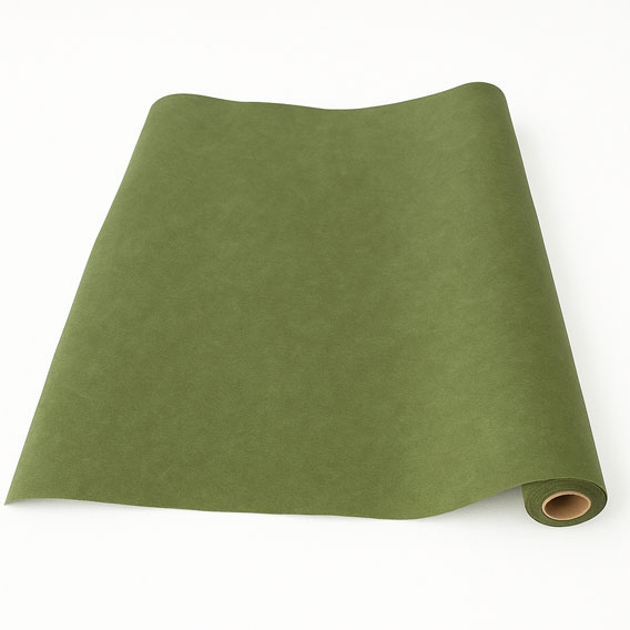 UKRASNA DEKORACIJA 0.6 x 10 met. FLIZELIN - Maslinasto zelema