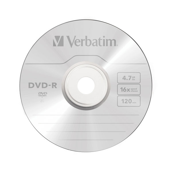 DVD-R 4.7 Gb 16x SPINDLE VERBATIM