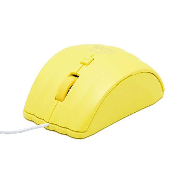 MIŠ OPTIČKI LOGIC "SHELL" HM-8030 - Miš optički Shell-žuti