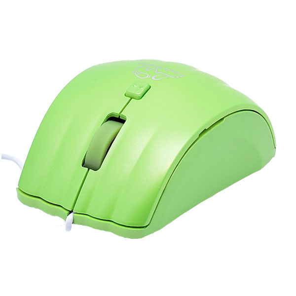 MIŠ OPTIČKI LOGIC "SHELL" HM-8030 - Miš optički Shell-svijetlo zeleni