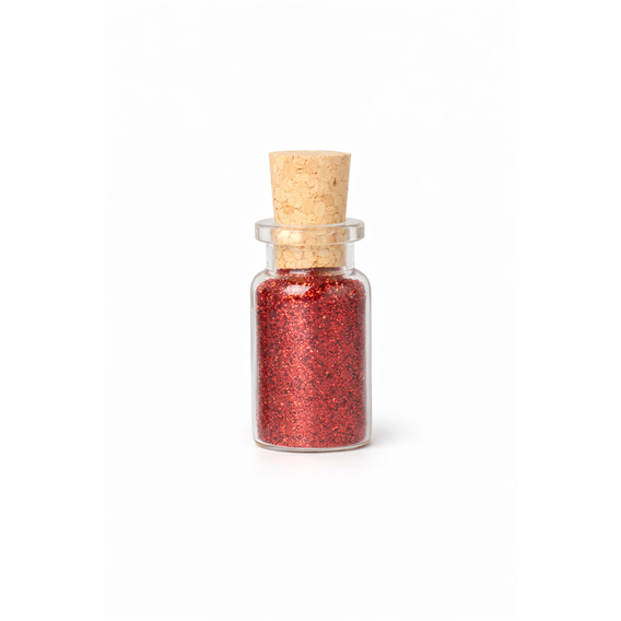 GLITTER PRAH / ZVJEZDICE 8 gr. MARIANNE - Metalik tamno crvena