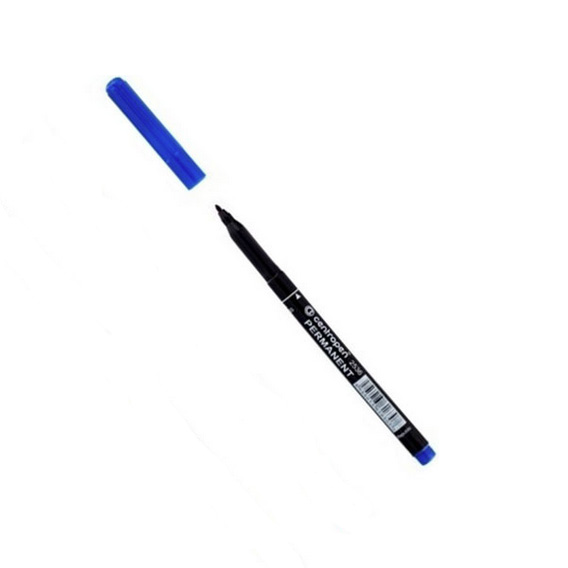 FLOMASTER MARKER PERMANENT 1 mm CENTRO - Flomaster 1 mm - plavi ispis