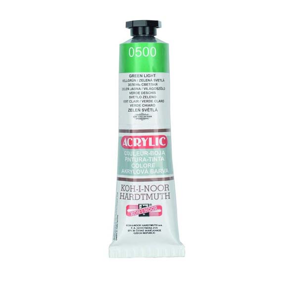 BOJA AKRILNA 40 ml. KOH-I-NOOR 1/1 - Zelena