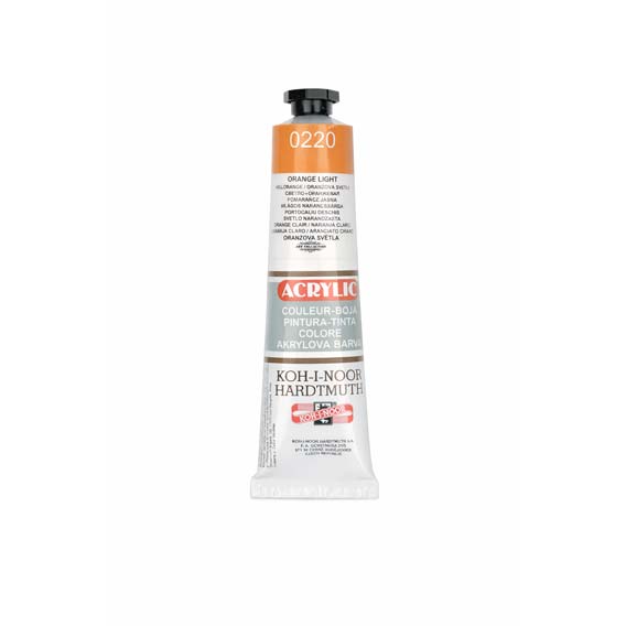 BOJA AKRILNA 40 ml. KOH-I-NOOR 1/1 - Narančasta