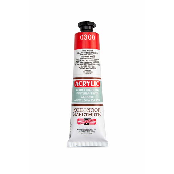 BOJA AKRILNA 40 ml. KOH-I-NOOR 1/1 - Crvena