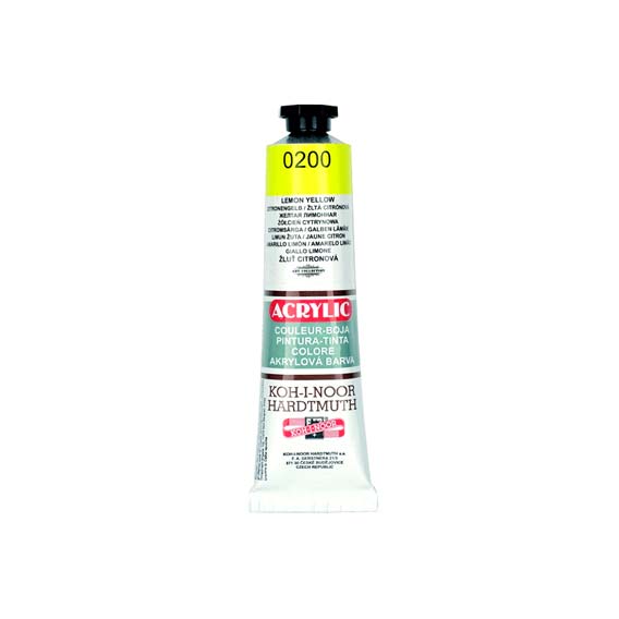 BOJA AKRILNA 40 ml. KOH-I-NOOR 1/1 - Žuta