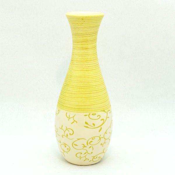 VAZA 22 cm art. 61190 - Vaza 22 cm-žuta