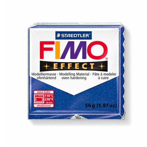 FIMO MASA SOFT / EFFECT 57 gr. - Glitter plava