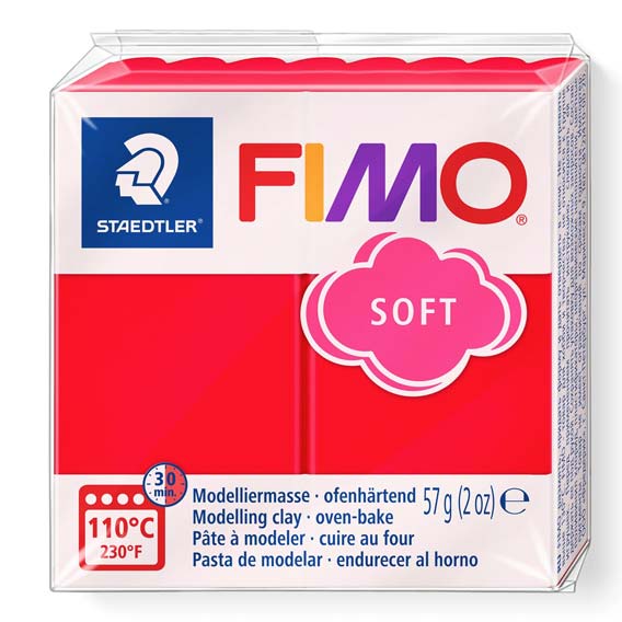 FIMO MASA SOFT / EFFECT 57 gr. - Indijska crvena