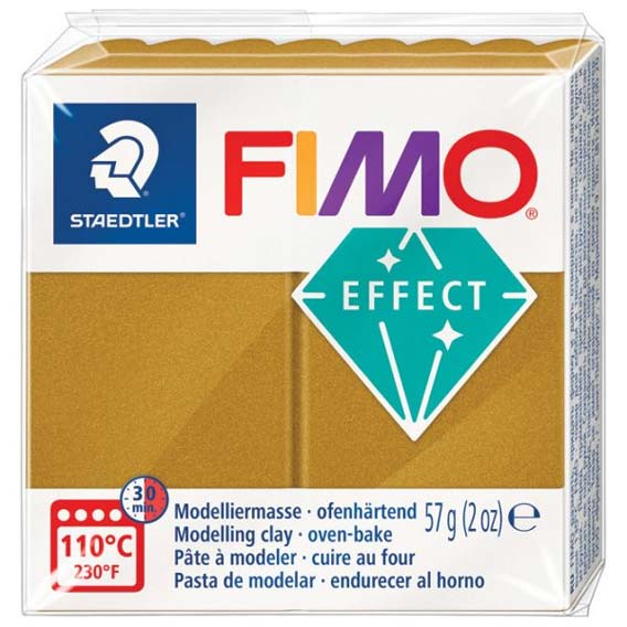 FIMO MASA SOFT / EFFECT 57 gr. - Metalik zlatna