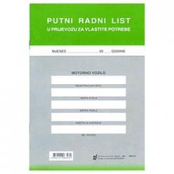Putni radni list VI-55/P
