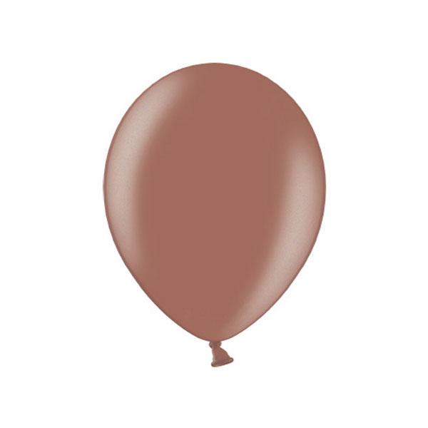 BALONI JEDNOBOJNI fi 33 cm BELBAL METALLIC - Balon smeđi