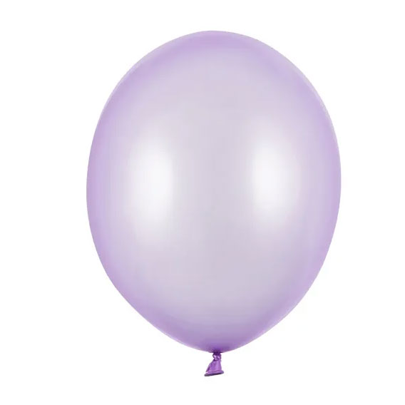 BALONI JEDNOBOJNI fi 30 cm METALLIC PARTYDECO - Balon lila