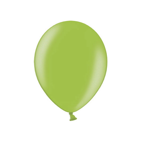 BALONI JEDNOBOJNI fi 33 cm BELBAL METALLIC - Balon limeta zeleni