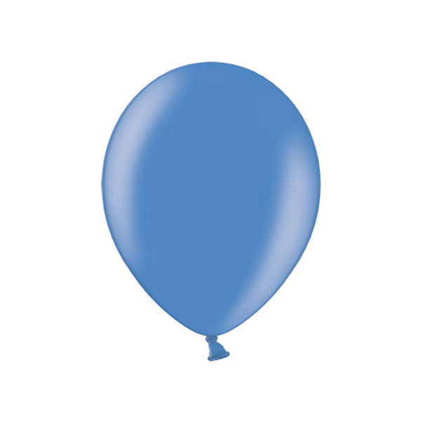 BALONI JEDNOBOJNI fi 33 cm BELBAL METALLIC - Balon plavi